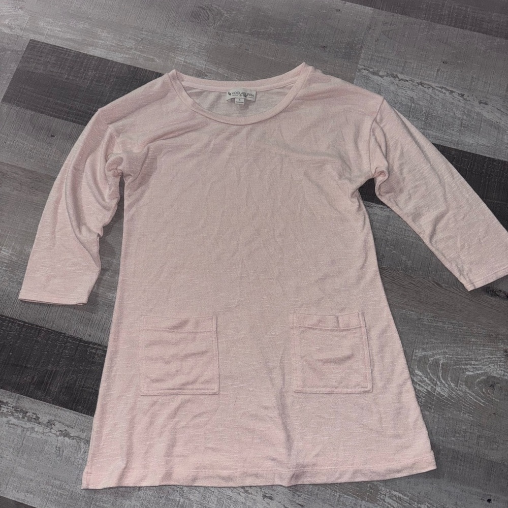 🌸Koolaburra Light Pink 3/4 Sleeve Sweater